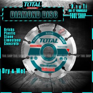 Total Orginal Universal Diamond Grinder Disc 100mm - 4 inch TAC2111003