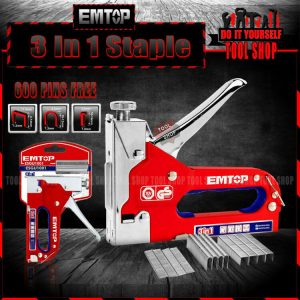 Emtop Heavy Duty 3 Way Staple with 600 pins - ESGU1001