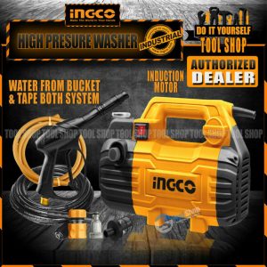 Ingco High Pressure Washer 1500w - Induction Motor and Industrial Product - HPWR15028