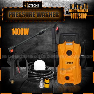 Hoteche High Pressure Washer for Car - 2 In 1 Gun 1400W Copper Motor G480401