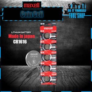 Maxell CR1616 3V lithium battery original japanese button coin cell 5 pcs pack
