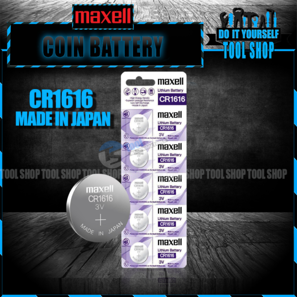 CR1616-MX PILE LITHIUM BOUTON 3V CR1616 MAXELL