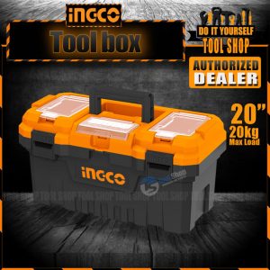Ingco 20" Plastic Tool Box Organizer with Tray 20kg capacity PP Material - PBX2001