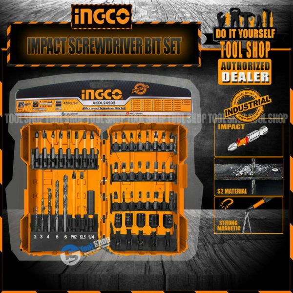 Impact Screwdriver Screw Driver Bit Set AKDL24502