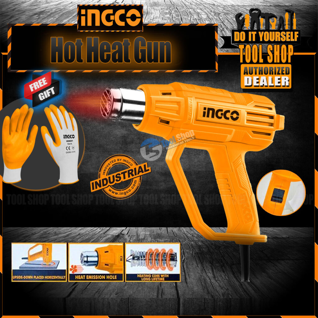 Ingco Electric Heat Gun with 2000W SUPER HG2000385