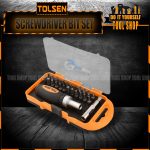 Tolsen 26 Pcs Ratchet Screwdriver Set 20034