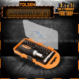 Tolsen 26 Pcs Ratchet Screwdriver Set 20034