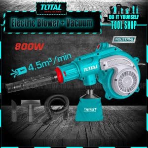Total INDUSTRIAL 2 in 1 Aspirator Blower Dust Vacuum Cleaner 800W TB8036