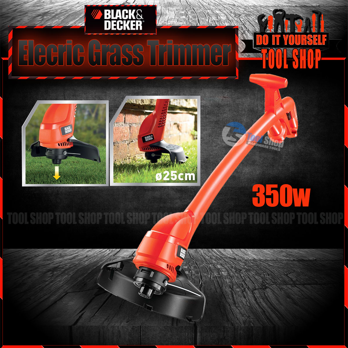 Black and Decker GL360 Grass Trimmer 250mm
