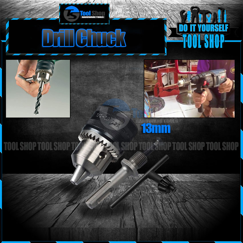 Black & Decker Hammer Impact Drill 500W 240V 13mm Chuck & 8 Piece