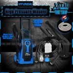 HYUNDAI - High Pressure Car Washer 1400 Watts - Copper Motor 2 in 1 Gun Medium + Long Extreme HPW105E HYUNDAI washer in Pakistan Hyundai price list