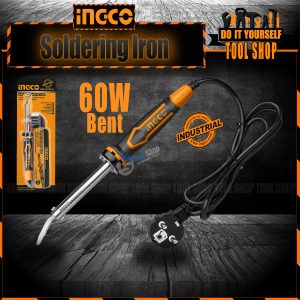 Ingco Electric Soldering Iron Bent 60W - Industrial - SI0368