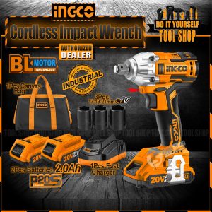 INGCO Li-ion Cordless Impact Wrench CIWLI2001