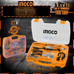INGCO Industrial Hand Tool Set 25pcs with Plastic Hard Case HKTH10258