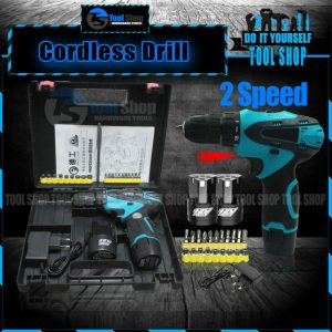 26 pcs Cordless Drill Li-oin Battery Double Battery 12V For Wood