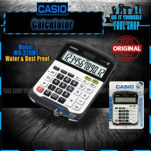 Casio Original Calculator Water And Dust Proof 12 Digit WD-320MT