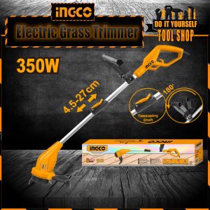 Ingco Grass Trimmer 350W Telescoping GT3512 Ingco grass trimmer, Ingco tools Pakistan, Ingco electric trimmer, electric grass cutter, grass trimmer