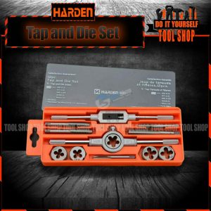 Harden 12 Pcs Professional Custom Alloy Steel Tap And Die Set 610457
