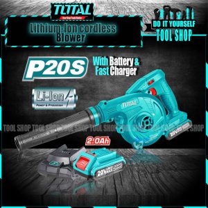 TOTAL Original Lithium-Ion Blower with Battery & Charger 20V - TABLI200181
