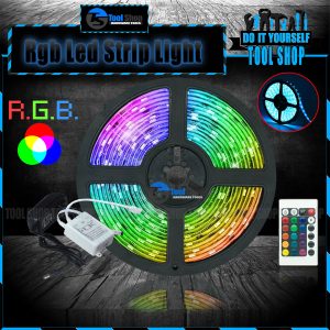 Shizi Rgb Led Strip Light Waterproof Remote Control Color Changing 3528 - Complete Kit daraz.pk