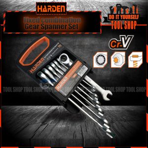 Harden 7pcs Fixed combination gear spanner set Numbe: 541107