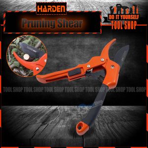 Harden 630421 8" Garden Anvil Pruner (PROFESSIONAL) SK5 Steel Blade Non Stick Painting Aluminum Handle