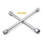 Wrench 4-Way Lug Spanner Wrench 17, 19, 21, 23mm - toolshop