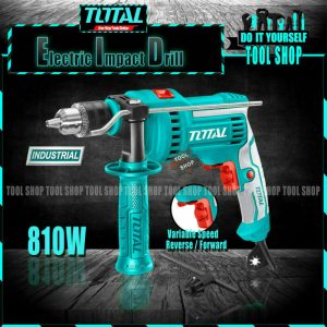 TOTAL TG1081316 INDUSTRIAL Impact Hammer Drill Variable Speed - Reverse Forward Button - 810W
