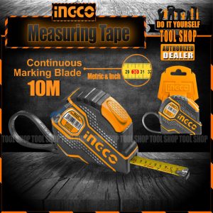 Ingco HSMT0810 Steel Measuring Tape 10M - toolshop.pk