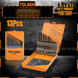 Tolsen 13 Pcs HSS Twist Drill Bit Set With Case - 75080 - toolshop.pk - tool shop pakistan - tool shop pk102287055_PK-1247997200
