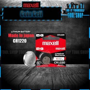 Maxell CR1220 3V lithium battery original japanese button coin cell 1 pc