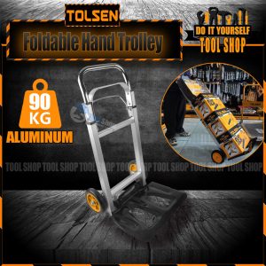 Tolsen Aluminum Foldable Hand Truck (90 KGS) Lightweight 62602