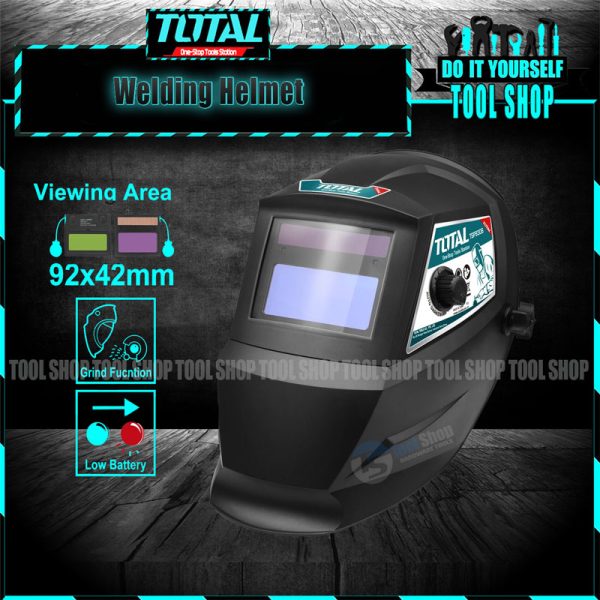 Total Auto Darkening Welding Helmet Area TSP9306 - toolshop.pk