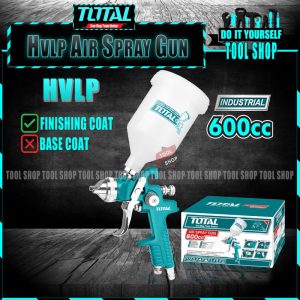 Total 600cc Air HVLP Sprayer TAT10601 - Industrial Original Gravity type Air Spray Gun - ASG4041 INGCO Original Gravi