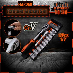 Harden 12Pcs 1/2" Sockets Set - CrV - 510016