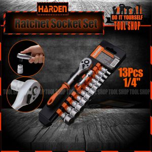 Harden 13Pcs 1/4" Sockets Set - CrV - 510013