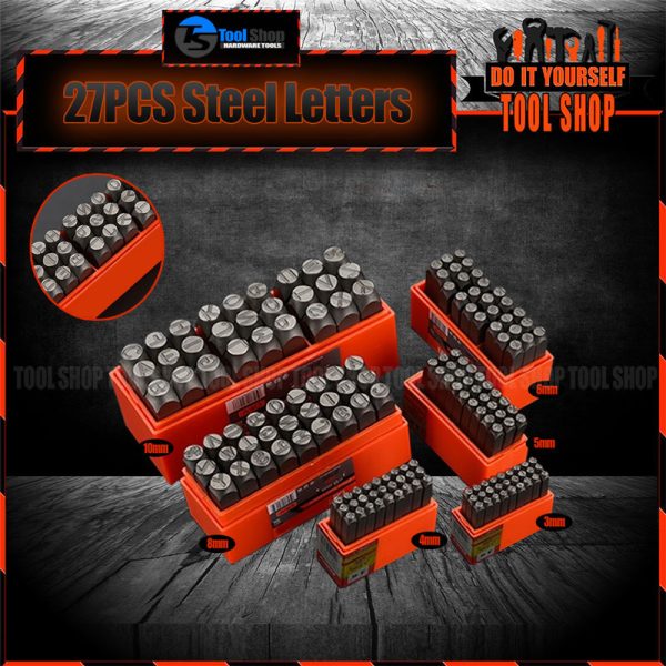 27PCS Steel Letter Punch Stamp Set 27PCS Steel Letter Punch Stamp Set (6mm) 25104 toolshop.pakistan karachi. toolshop - tool shop pakista.pk