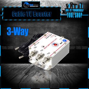 JMA 3 way Cable TV Signal Booster CATV Signal Amplifier 20DB 220V 1 IN 8 OUT 30DB 220V jma catv signal amplifier booster 8 way 30dbi - toolshop.pk
