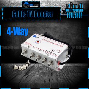 JMA 4 way Cable TV Signal Booster CATV Signal Amplifier 20DB 220V 1 IN 8 OUT 30DB 220V jma catv signal amplifier booster 8 way 30dbi - toolshop.pk