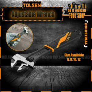Tolsen Industrial Black Finished Adjustable Wrench 15308 15308 15310 15312