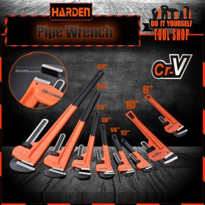 Harden Heavy Duty Pipe Wrench 600810 6600811 6600812 6600813 6600814 4600815 600816 1600817 - toolshop.pk - Harden tool shop pakistan Harden Brand