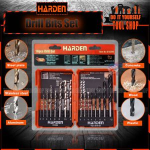 Harden 16 Pcs Drill Set Wood, Masonry, HSS Twist 610289 Metal, Wood & Concrete IN016HL05ZJM4NAFAMZ-1643663 - toolshop.pk - tool shop pakistan