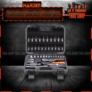 Harden 46 Pcs 1/4" Dr. Socket Set - 510346 Harden 13Pcs 3/8" Sockets Set - CrV - 510015 Harden 510822 - Harden 13Pcs 3/8" - tool shop.pk
