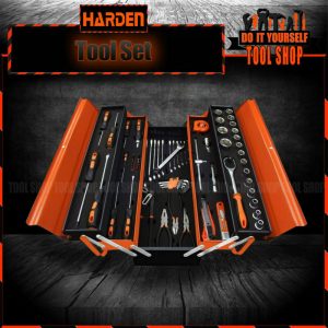 Harden 77Pcs Top Quality Tools Set 510777 Total 142 Pcs Combination Tool Set THKTHP21426 4" Dr. Socket Set - 510346 Harden Sockets Set -toolshop.pk