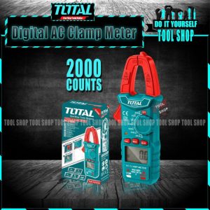 Total Original Digital AC Clamp Meter 2000 Counts TMT42002 Auto Range Voltmeter Resistance Test Clamp Meter UNI-T UT204+ -