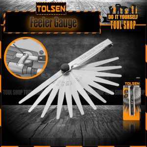 Tolsen Feeler Guages (0.05-1.00mm) Chrome Plated 35044
