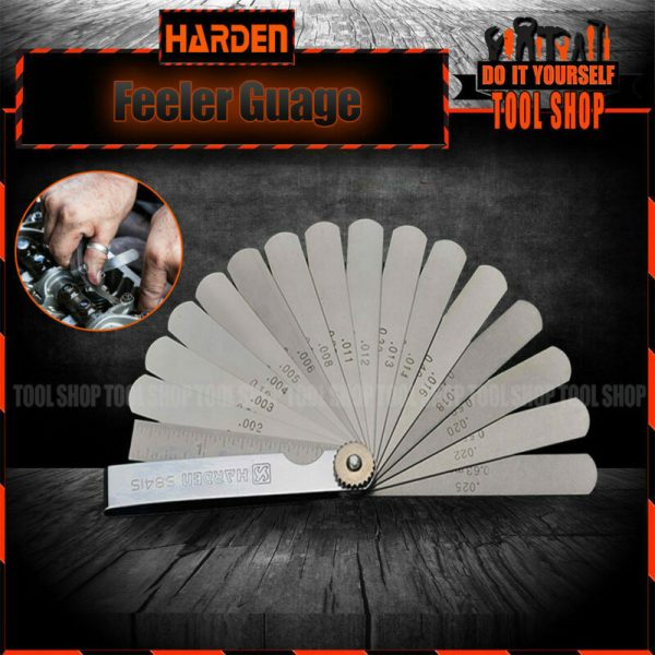 Harden 15Pcs Feeler Gauge 580415