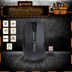 A4Tech G3-200N(S) 2.4G Wireless Mouse - Silent Clicks - 1200 DPI - Auto Power Saving - For PC/Laptop - tool shop pakistan (Karachi)