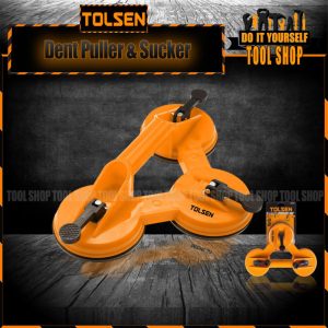 Tolsen 62663 Triple Claw Tiles, Marbles and Glass Suction Cup Dent Remover Puller 75kgs