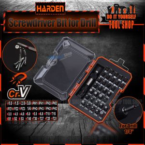 Harden 33pcs Screwdriver Bits Set for drill 550833